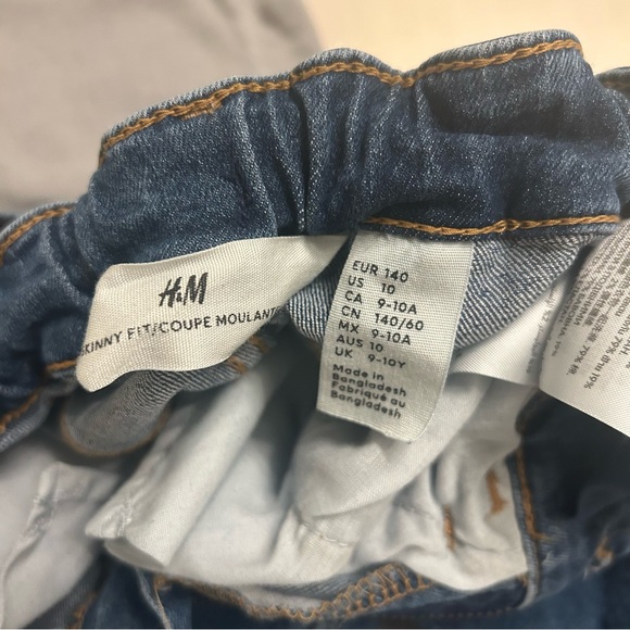 H&M Kids Girls Jeans Size 10 - Picture 6 of 7